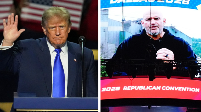 Trump, Fetterman deliver surprises at RNC night 1