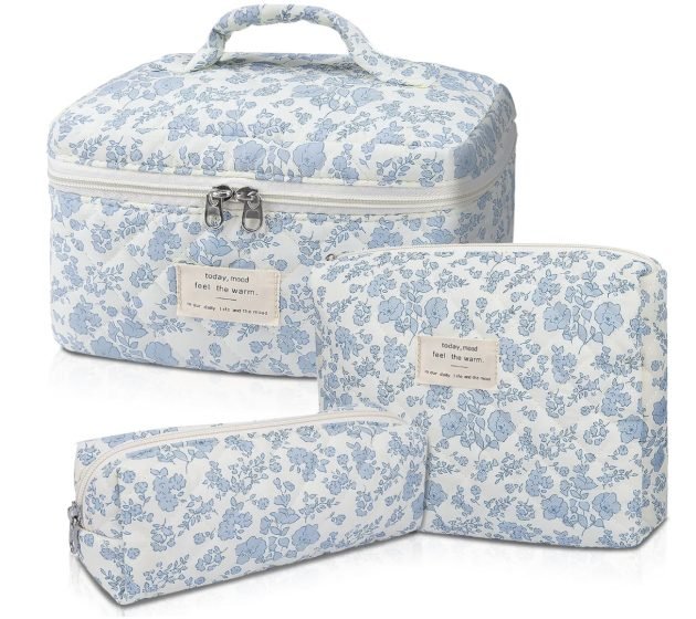 Cosmetic Makeup Bag Set only $10.44!