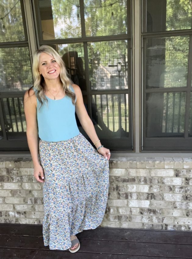 Women’s Floral Maxi Skirt only $14.99!
