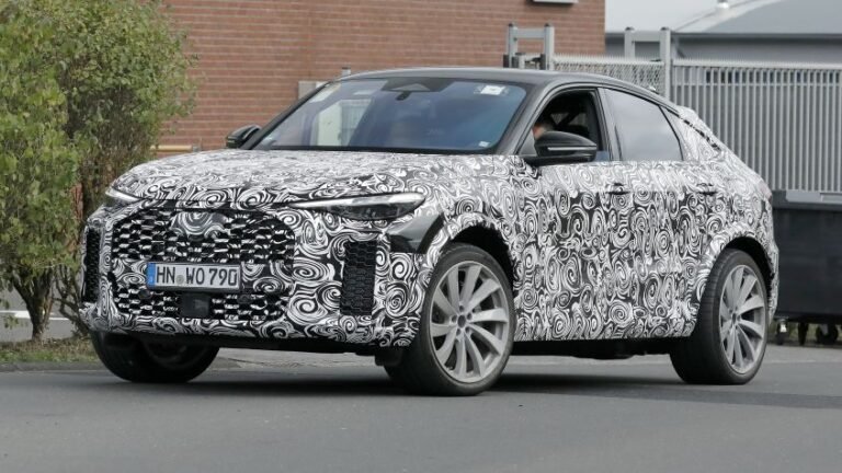 First-ever Audi RS Q5 spied with massive PHEV power and snarling style