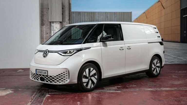 New Volkswagen ID. Buzz Cargo LWB is 250mm longer and comes with real buttons