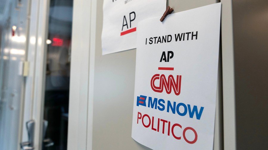 Fight over Trump’s media ban heads to court