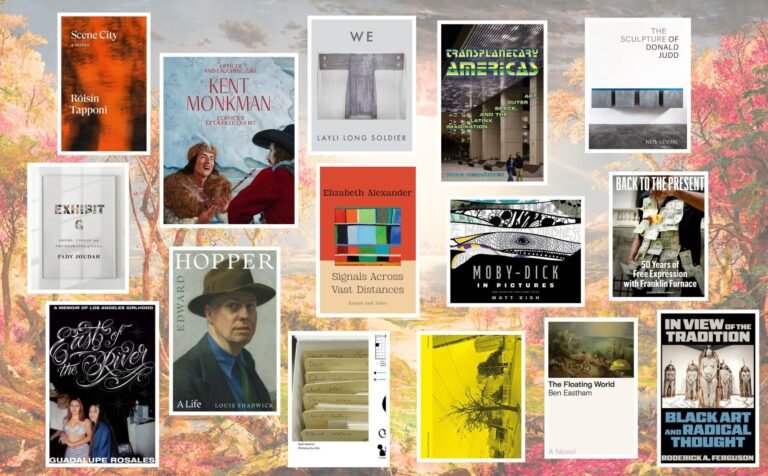 15 Art Books for Your Fall Reading List