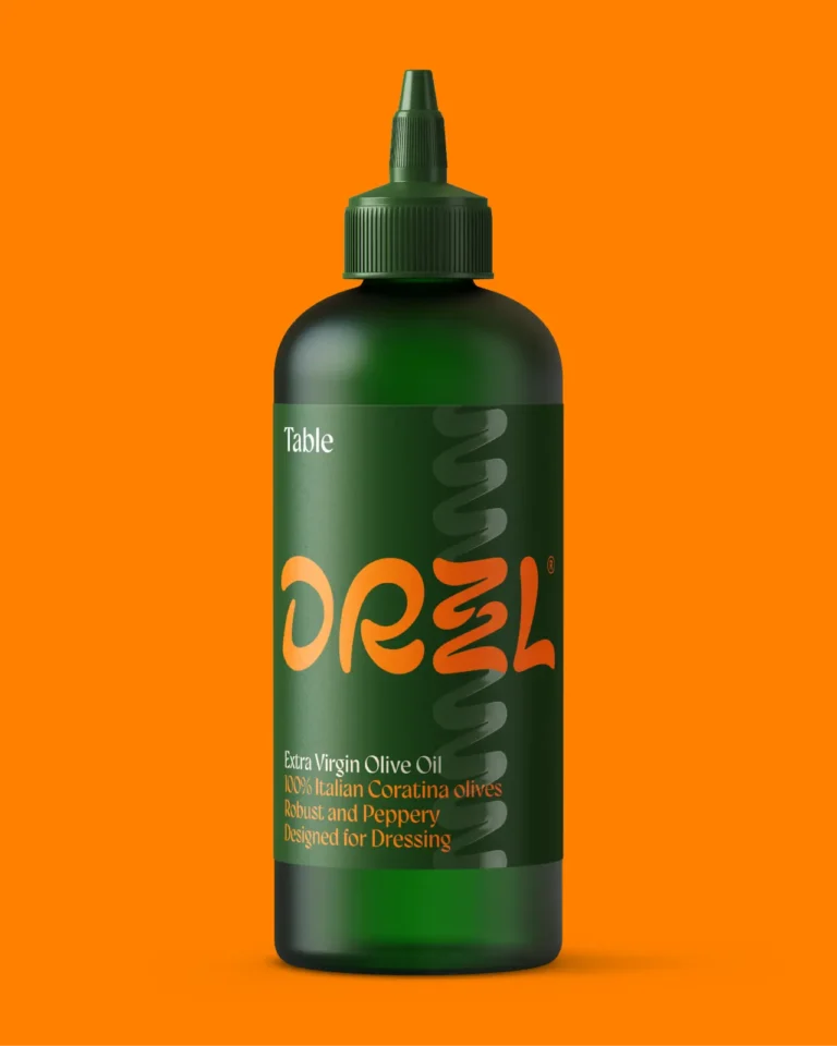 Derek&Eric's olive oil identity swaps Tuscan cliches for attitude and colour