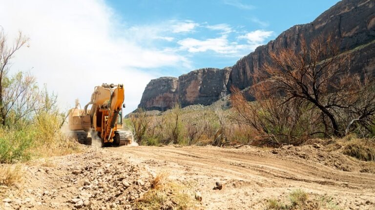 Trump administration begins construction on Texas's Big Bend border wall