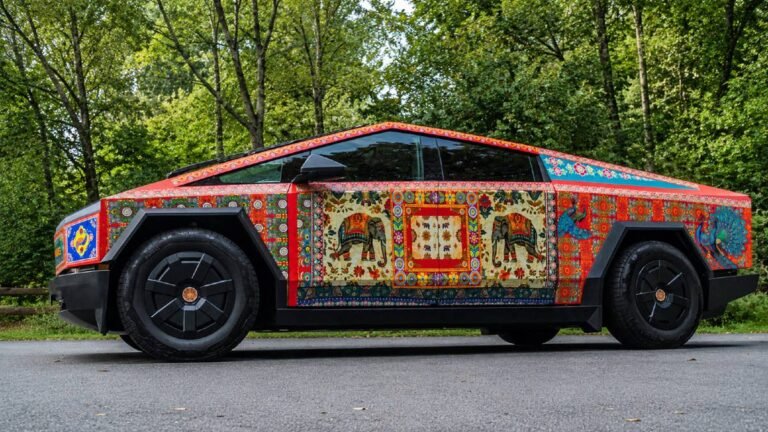 This Tesla Cybertruck Is Now A $1,200 Wedding Ride