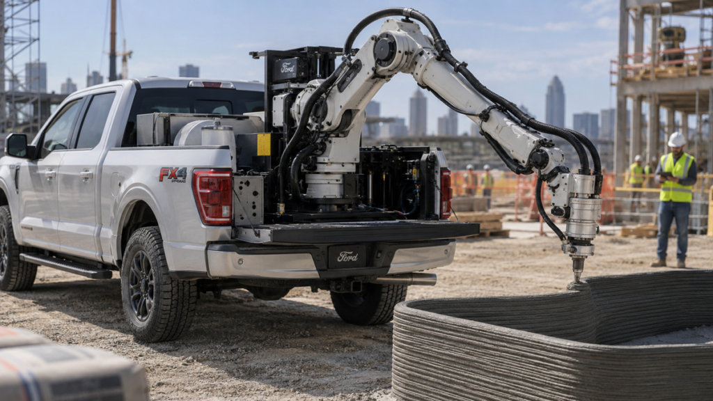Ford Wants an F-150 That Can 3D-Print Parts on the Job