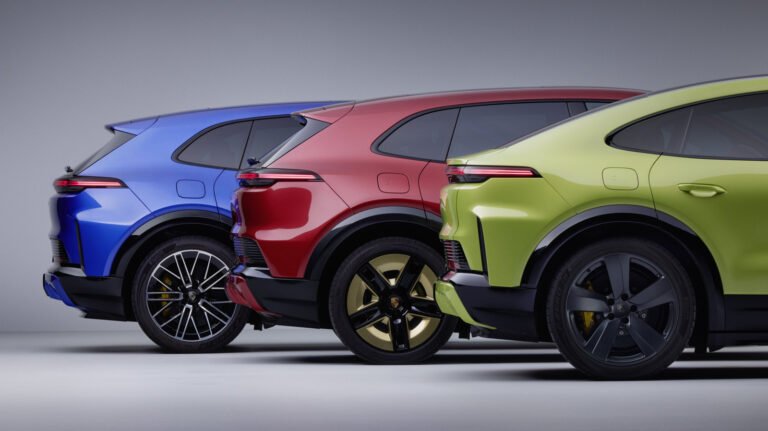 2027 Porsche Cayenne Electric Gets 92 New Paint To Sample Colors And Automatic Doors