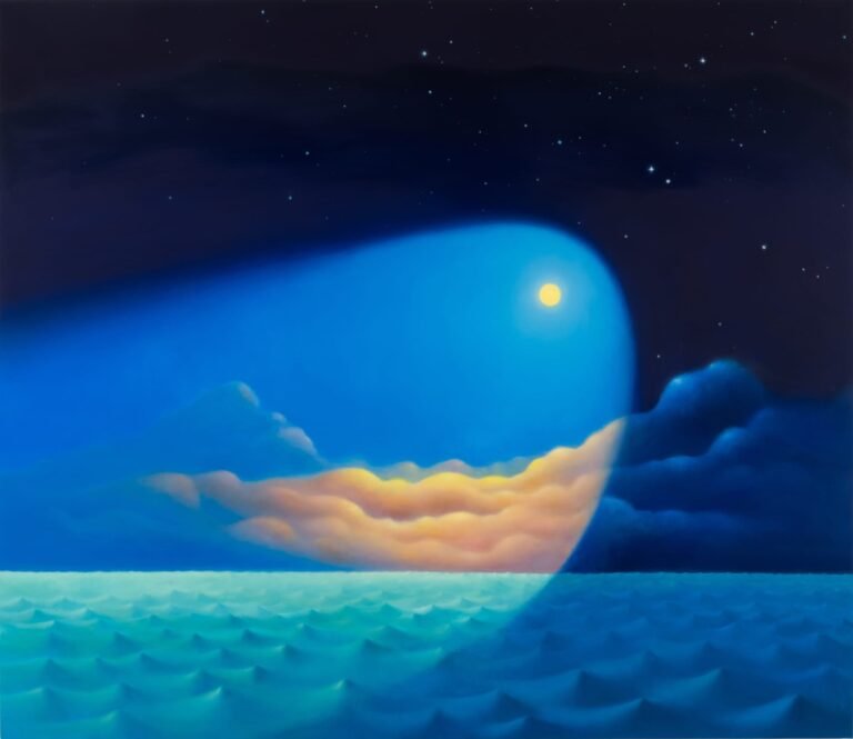 Red Moons and Lightning Illuminate Sarah Lee’s Uncanny Landscapes