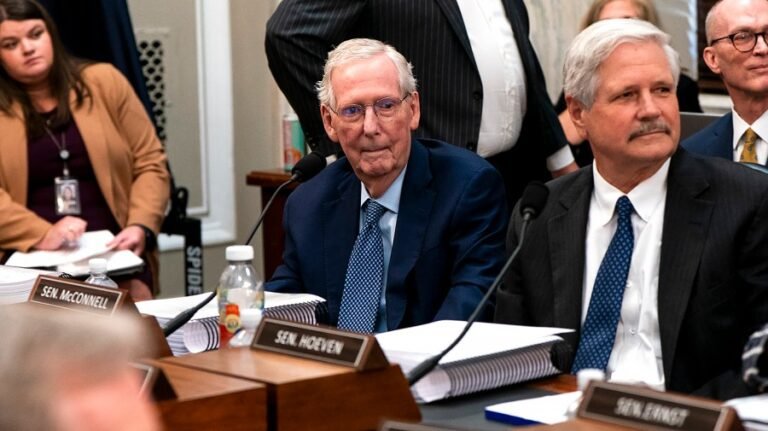 McConnell leads 4 GOP senators in calling for Trump to release Taiwan arms funding