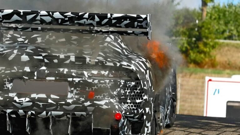 Mercedes-AMG GT Black Series Prototype Catches Fire at the Nürburgring