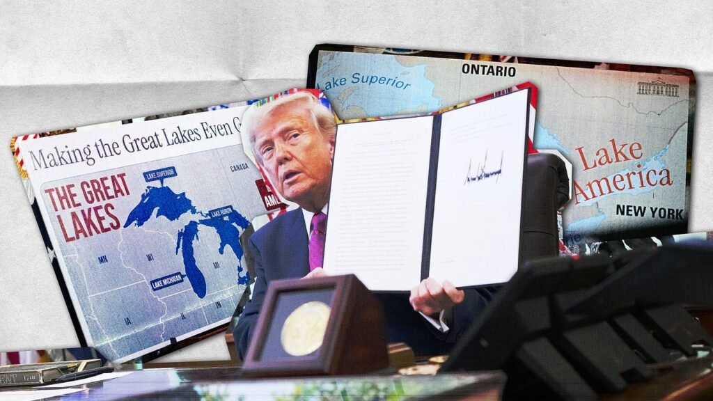 Trump’s Lake America font underscores the new name’s silliness