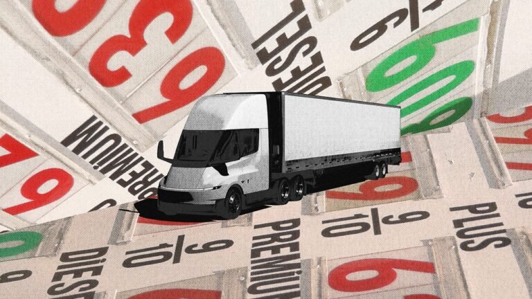 Diesel prices are surging. These shippers say Tesla’s electric trucks can save money over time
