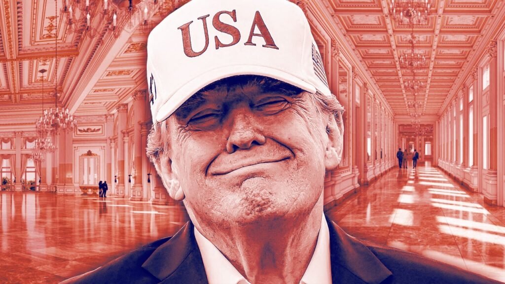 Experts say Trump ballroom interiors represent ‘historic monarchies’ over American ideals