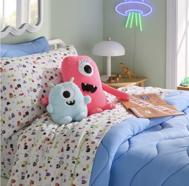 Pillowfort Kid’s Cuddle Monster Weighted Plush Pillows only $8!