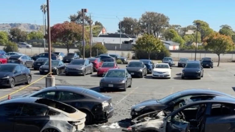Four Teslas Caught Fire, But It Wasn’t the Worst-Case Scenario