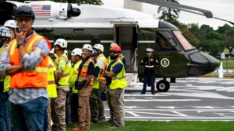 White House highlights 'new helipad,' beehive as part of fall garden tours