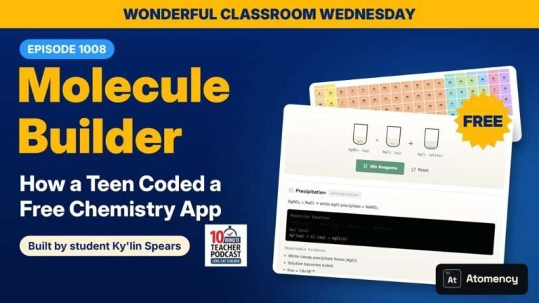 Molecule Builder: How a Teen Coded a Free Chemistry App