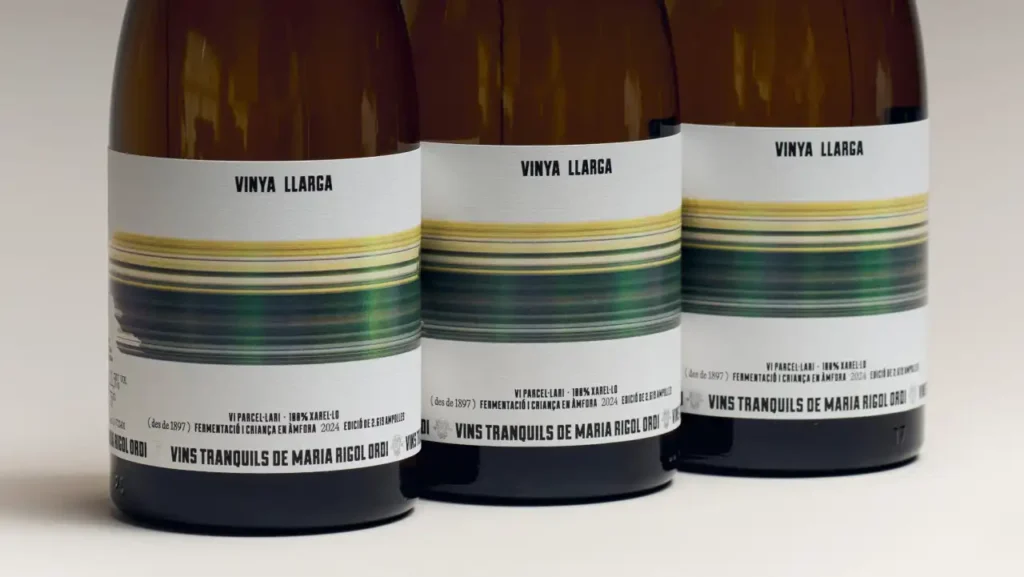 Why Studio Atipus designed a wine label to look like it's been shot from a speeding train