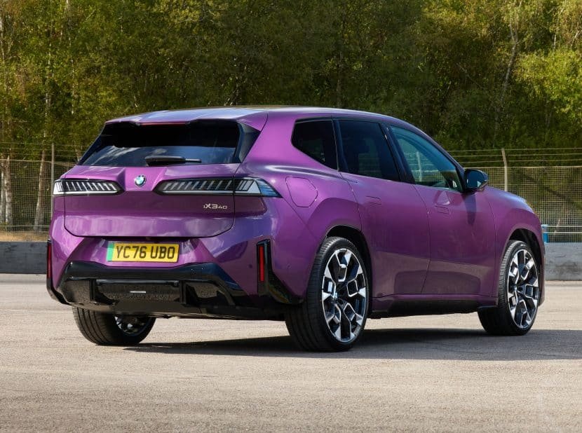 This BMW iX3 With Individual Purple Paint Is Hard To Ignore