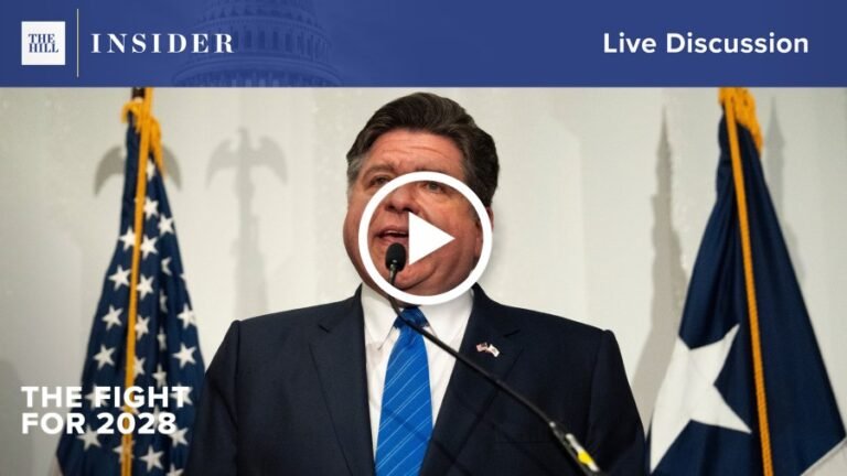 Is JB Pritzker positioning himself for a 2028 presidential run? Live discussion