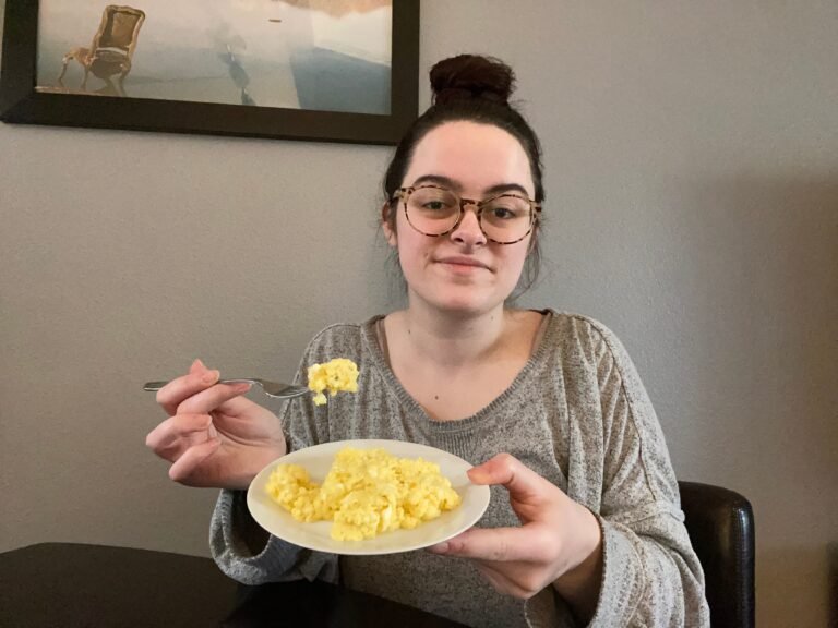 I tried Bobby Flay's trick for perfect scrambled eggs, but found a cheaper way to get similar results