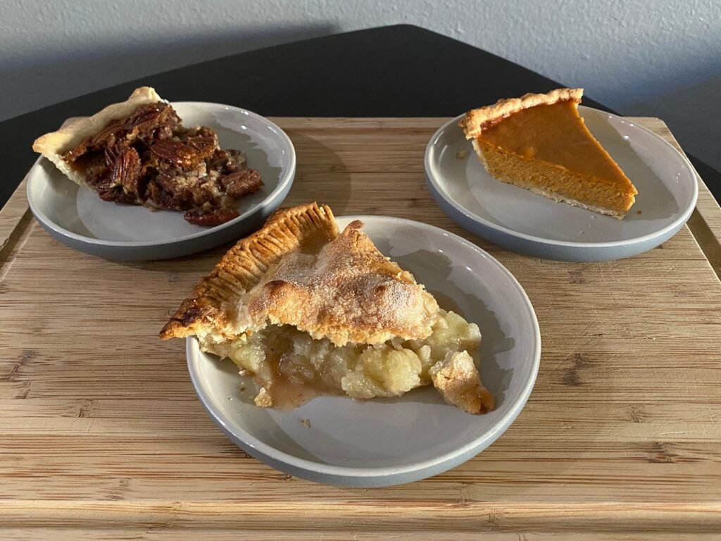 I made Ina Garten's apple, pumpkin, and pecan pies. The best recipe of the day surprised me, and I'm saving it forever.