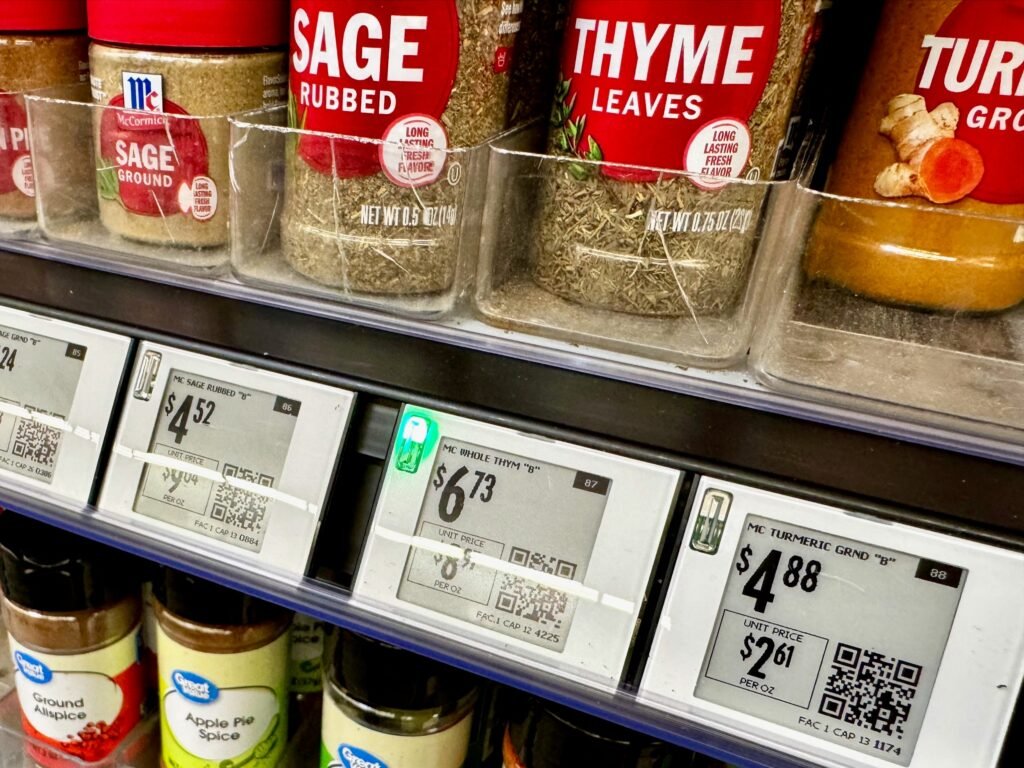 Walmart lights up a new feature for shoppers on its digital price tags