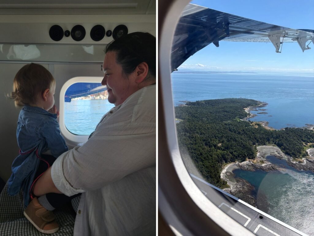 Taking a seaplane was about twice as expensive as the ferry. It made traveling with a toddler easier.
