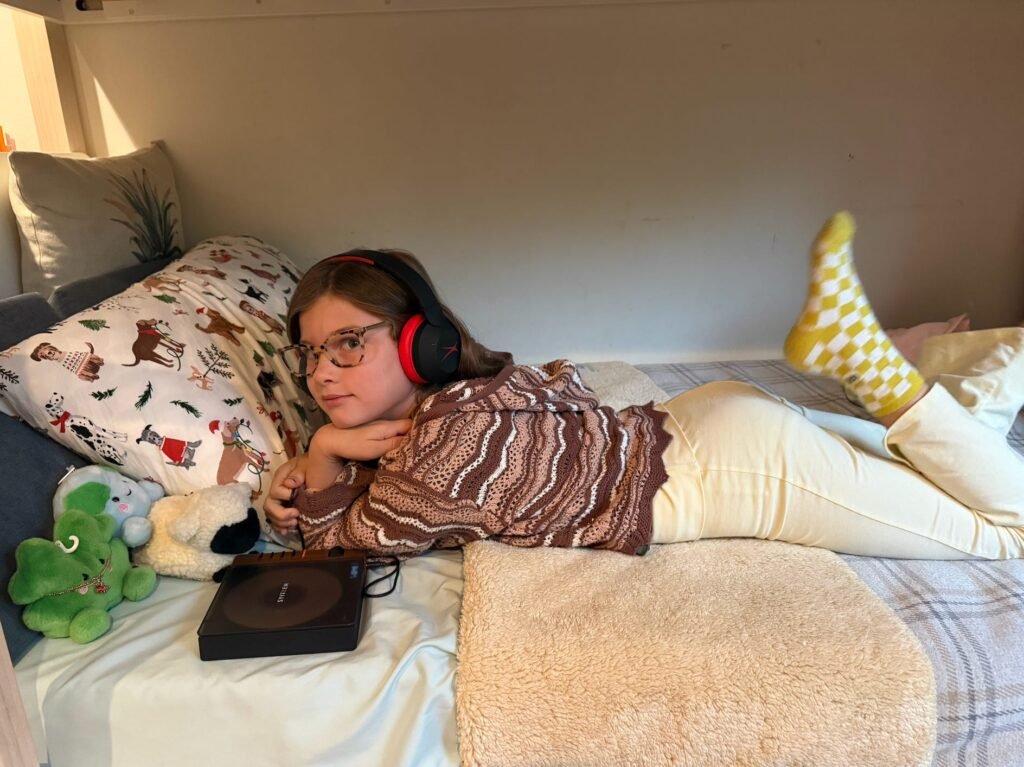 I replaced Spotify with CDs for my 8-year-old. It's one parenting decision I haven't regretted.