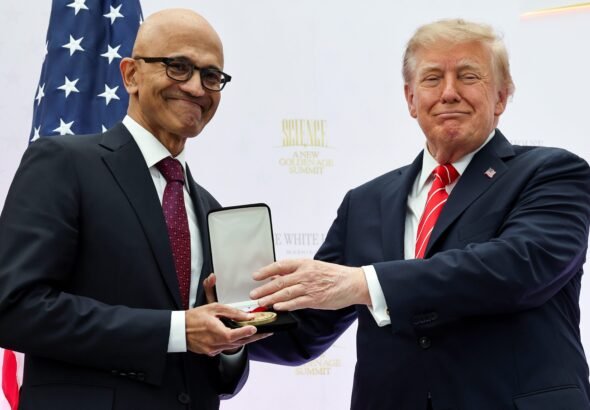Satya Nadella had an awkward White House day