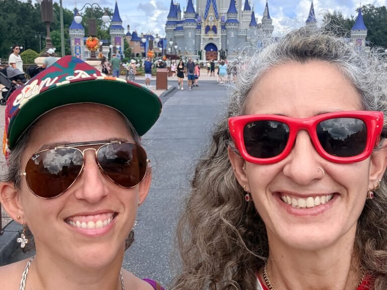 We rode 12 rides at Disney World without paying for Lightning Lanes. The secret was leaving our kids at home.