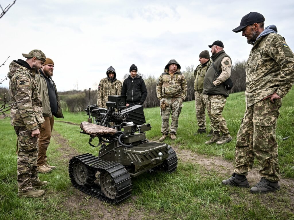 Ukraine's war robots keep soldiers out of danger, but humans still risk their lives to keep them running
