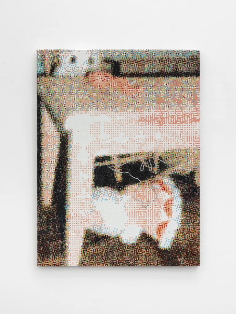 'The experience of seeing the work is pretty particular': Lily Bunney on her detailed paintings filled with grids and pixels