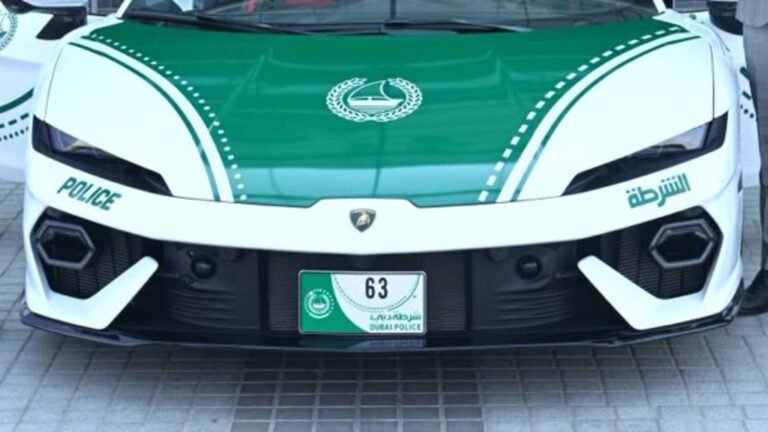 900 HP, Two Turbos, And A Police Badge: Dubai's New Lamborghini Cop Car