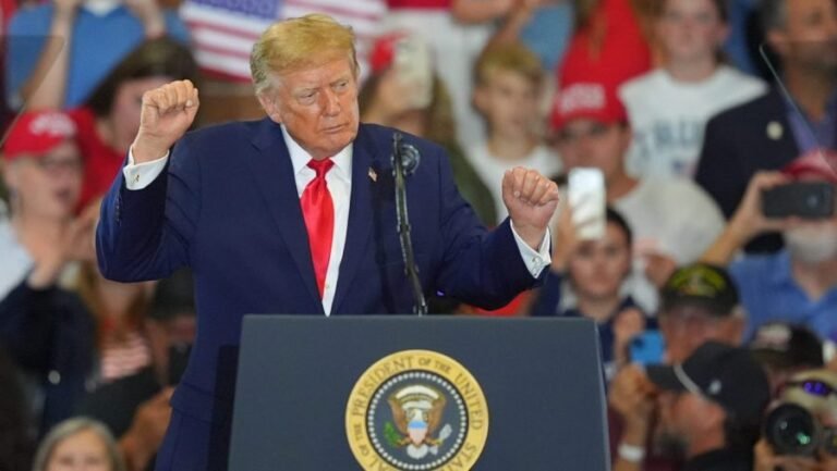 Live updates: Trump brings red state campaign blitz to Alabama; jobs report comes in low