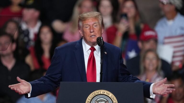 Trump continues red state campaign swing with Montana, Arizona rallies next week