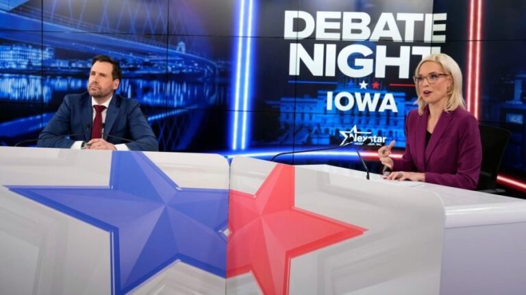 Hinson, Turek tangle in fierce final Iowa Senate debate