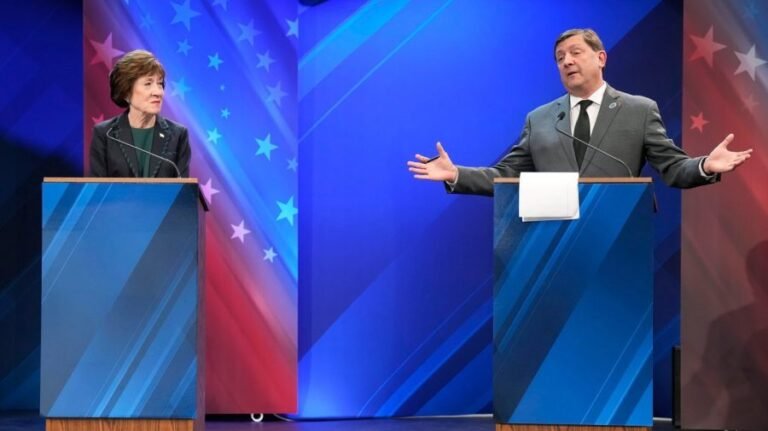 Troy Jackson tells Susan Collins to 'shut up' during Maine Senate debate
