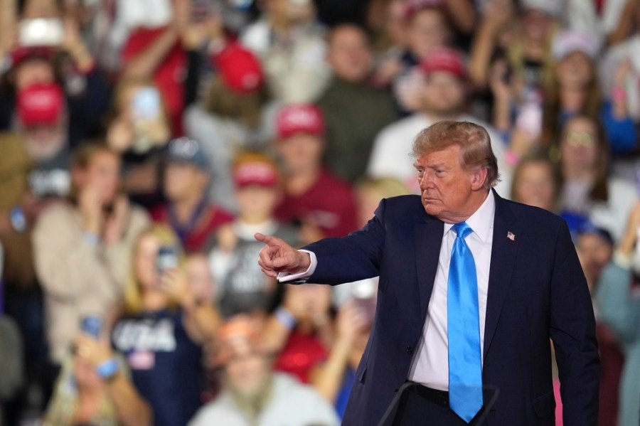 Trump’s midterm message to his base. It’s an American Golden Age, just not for you.