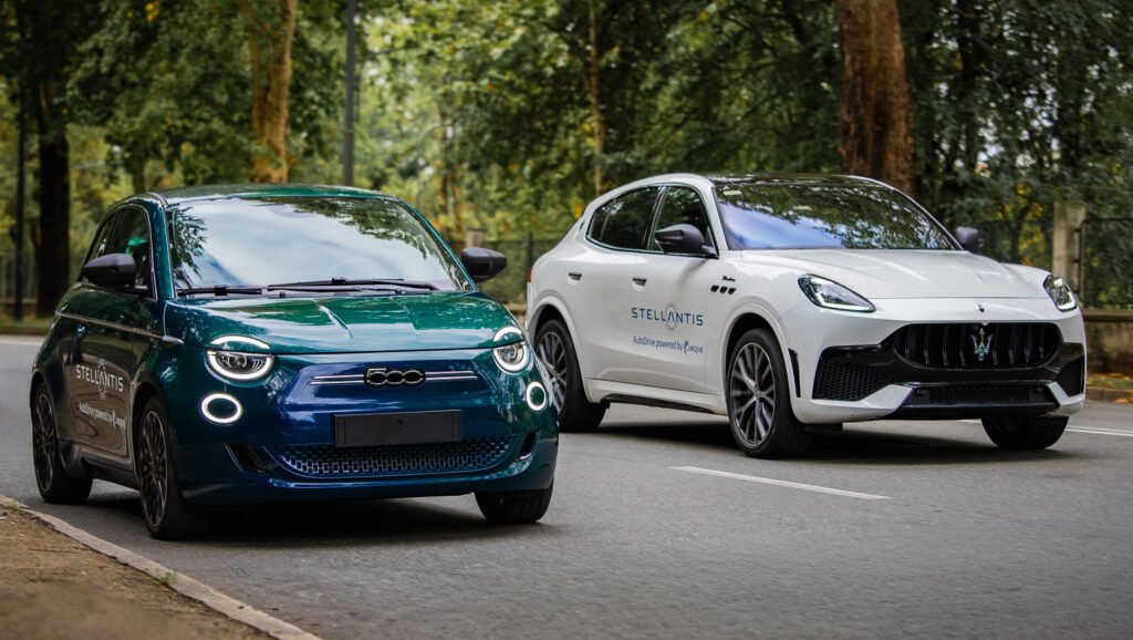 Fiat And Maserati Introduce Level 2++ Hands-Free Driving Prototypes