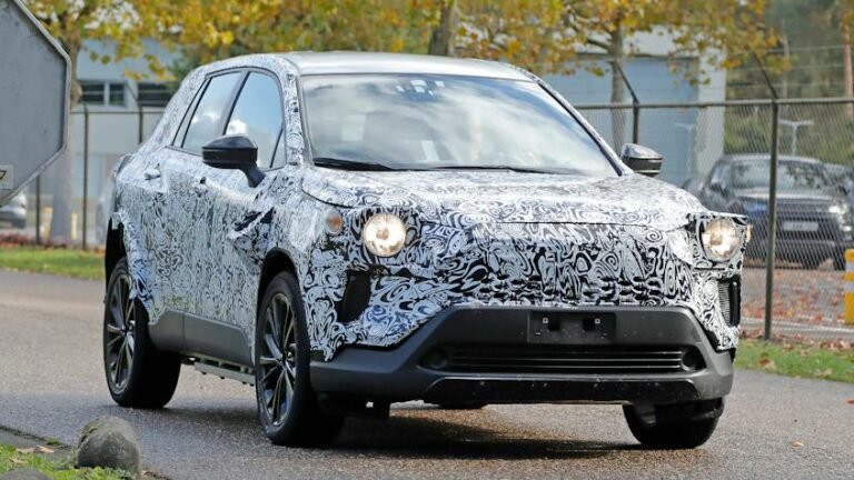 Mystery Toyota small electric SUV spottedt testing - pictures