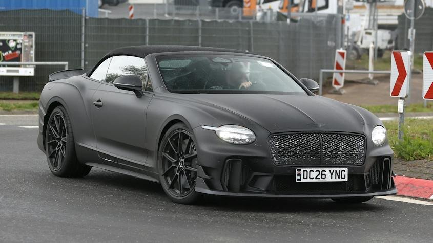 New Bentley Supersports Convertible caught testing - pictures