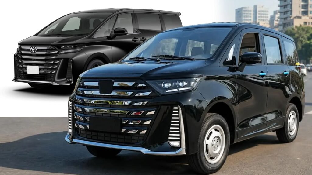 It Looks Like A Toyota Minivan But It’s Actually An EV With 5 HP