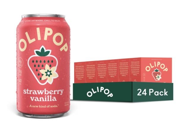 OLIPOP Prebiotic Soda, 24 pack only $20.92!