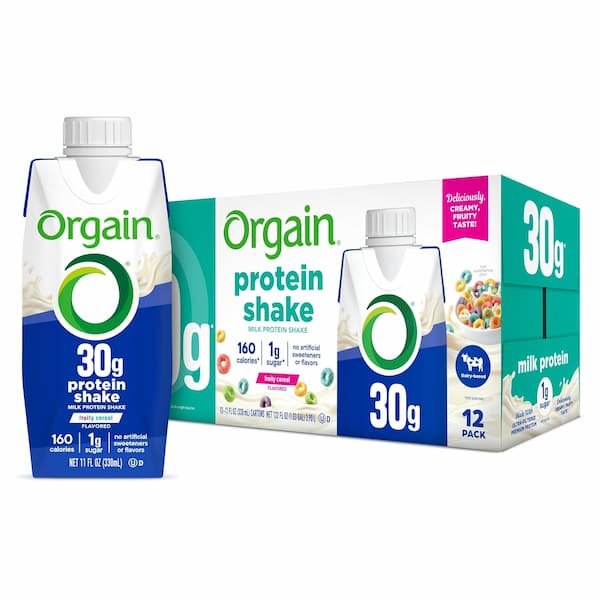 Orgain 30g High Protein Shake, 12-Pack as low as $18.89 shipped, plus more!