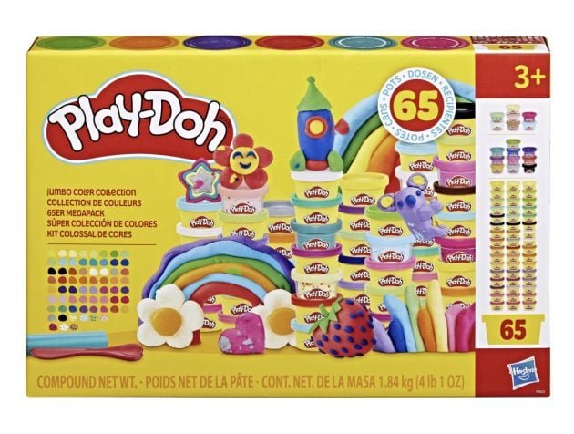 Play-Doh Jumbo Color Collection (65 count) only $10!