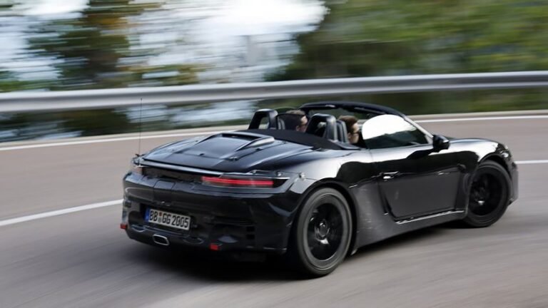 Electric Porsche 718 Boxster ride review - a lap with a true great in a new EV built to become one
