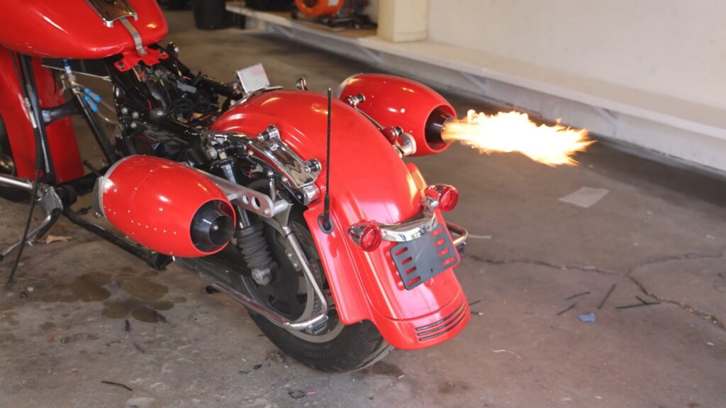 This Jet-Powered Harley Hit 60 MPH On Pure Thrust
