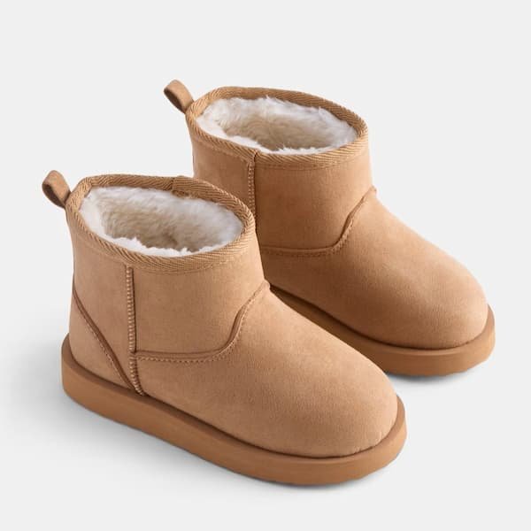 Wonder Nation Girls’ Faux Shearling Boots only $12!